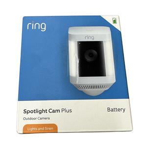 Ring Spotlight Cam Plus Plug-In, Outdoor Plug-In Security Camera